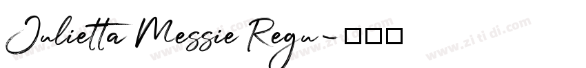 Julietta Messie Regu字体转换
